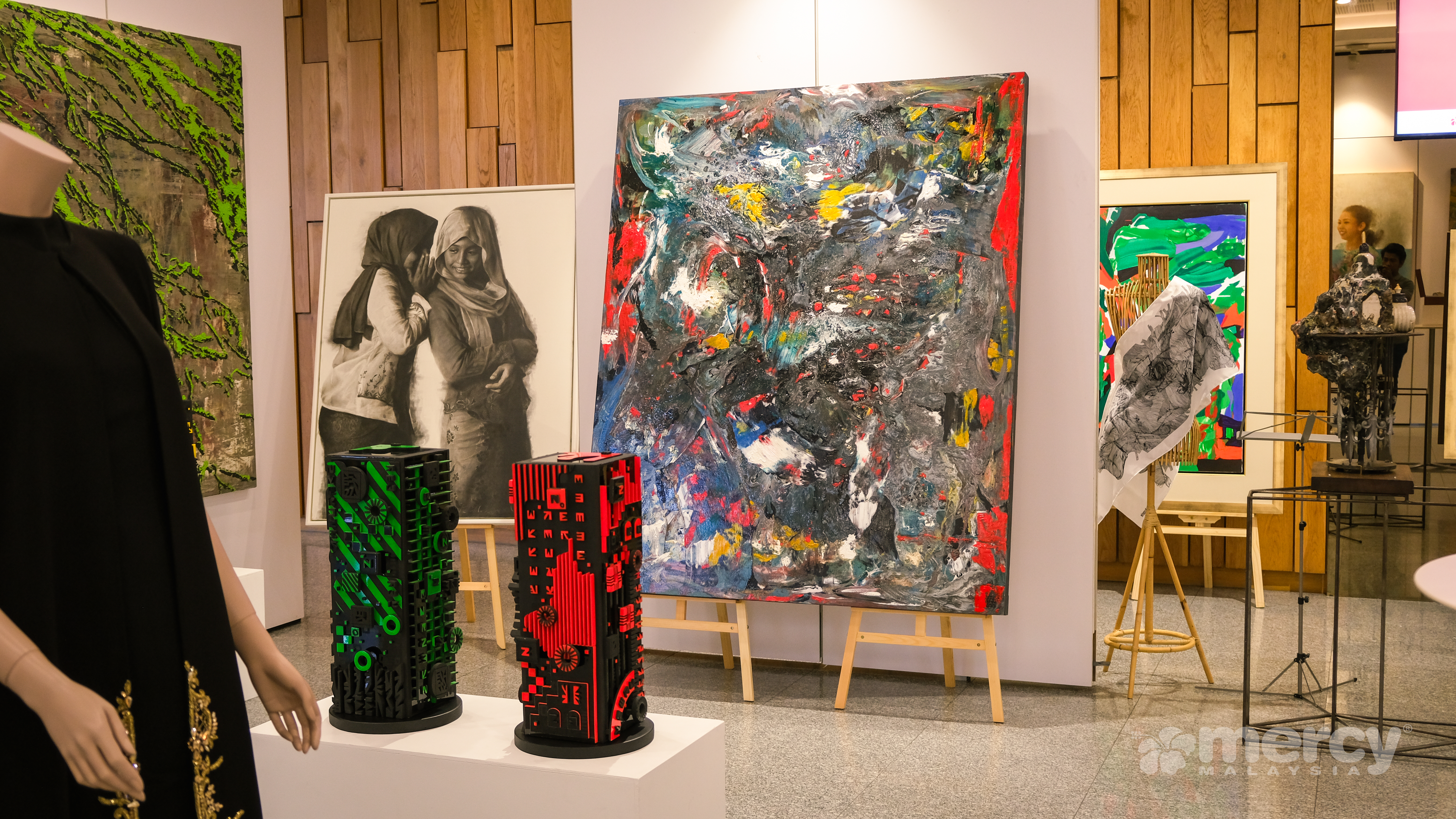 Art gallery interior